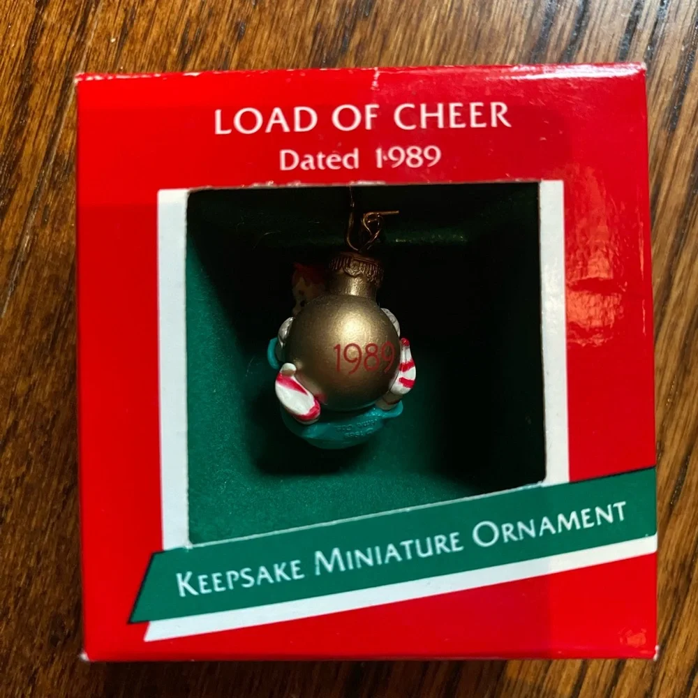 Load Of Cheer 1989 Miniature-It's Part Of Ur HolidayTradition, Hallmark Ornament